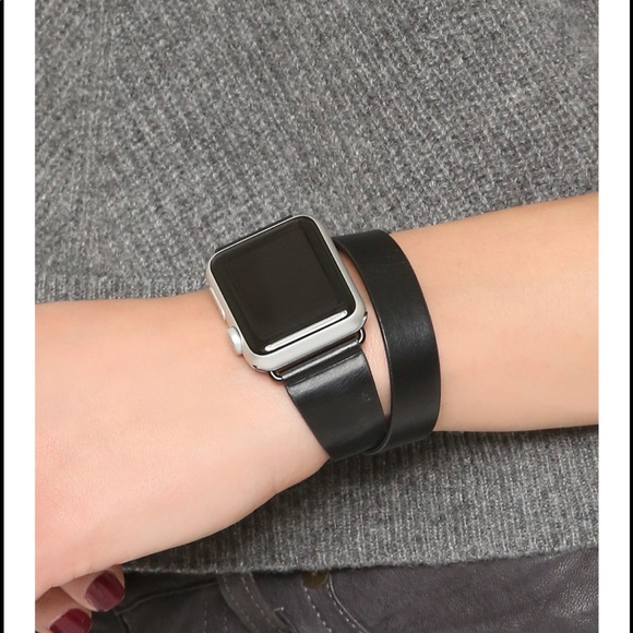 Apple Accessories - REBECCA MINKOFF 38MM APPLE WATCHBAND, WRAP, BLACK